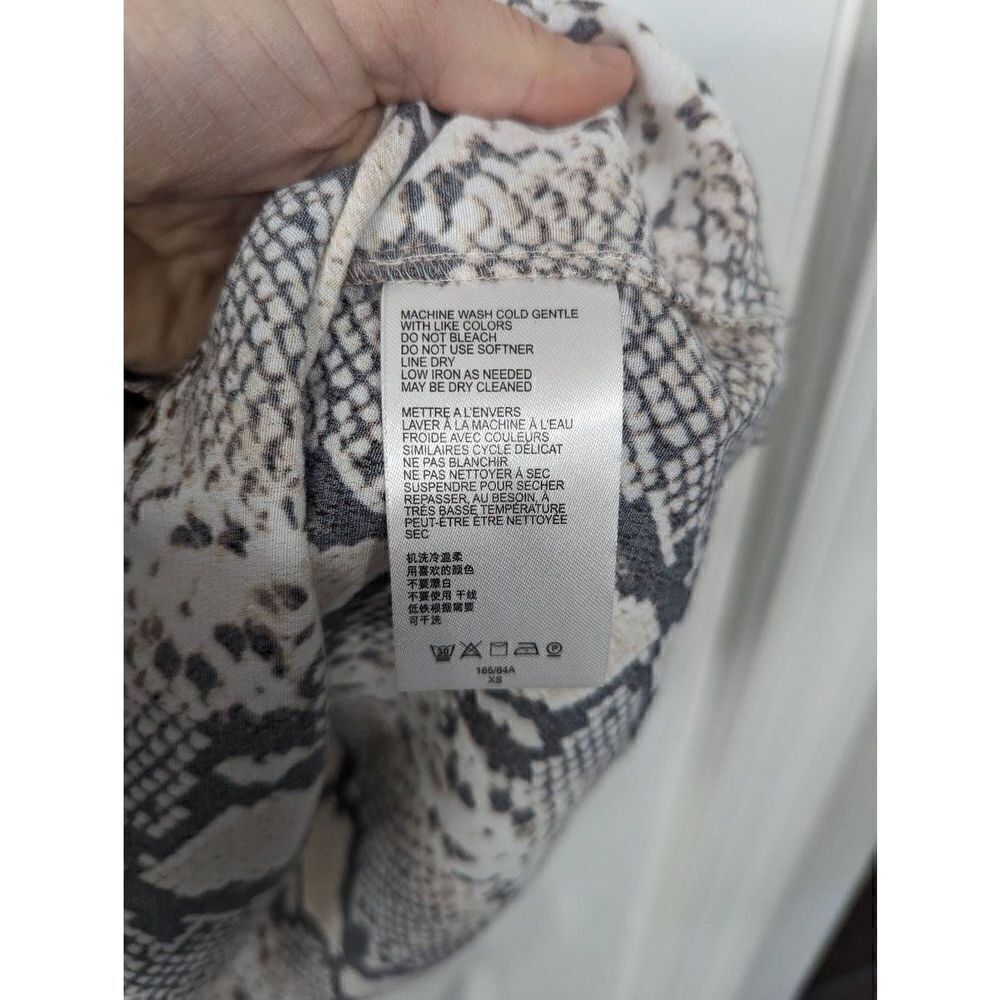 Maeve by Anthropologie Juno Dress women's size XS snakeskin print fit & flare - Picture 5 of 7